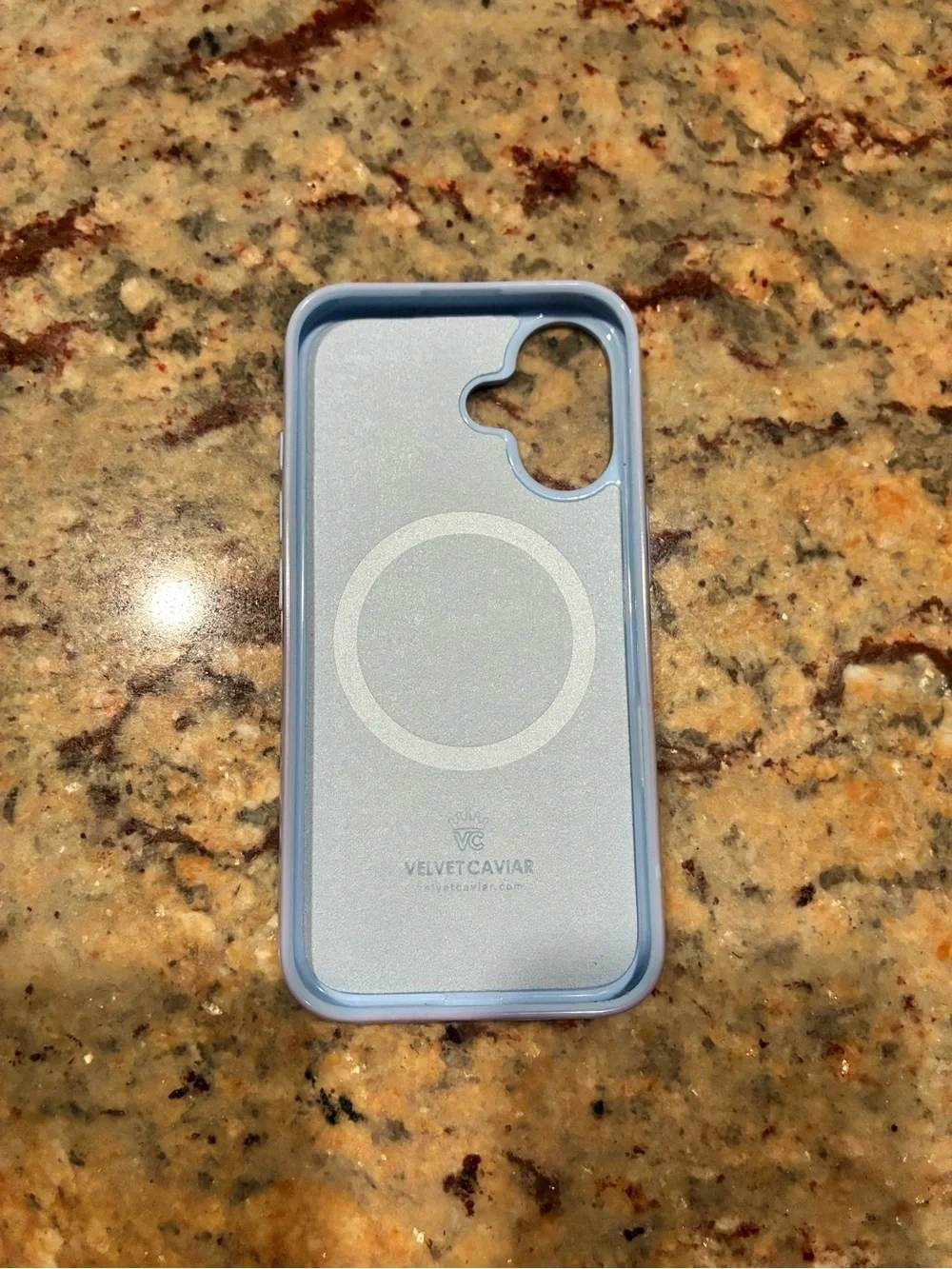 iPhone 16 - Pink & Blue Marble Holographic Phone Case